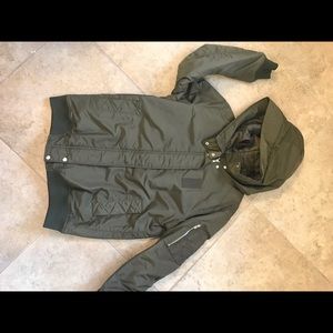 Military green jacket